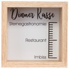 Brandsseller Money Boxes Picture Frame Design with Window and Scale