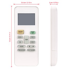 AULCMEET RG52A2 BGEF RG52A2/BG(C) EF Replacement Remote Control Compatible with Midea AC Air Conditioner RG52A2-BGEF RG52A2/BG(C) EF RG52A8/BGEF RG52A9/BGEF RG52A2/BGEF