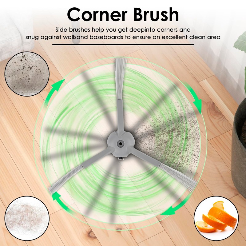 7 Pack L60 Accessories Kit Replacement Compatible with Eufy L60