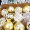 16 PCS Christmas Baubles for Christmas Tree Decorations 6CM Glitter