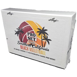 2024 Leaf Pro Set Southern California Beach Volleyball Factory Sealed Hobby Box