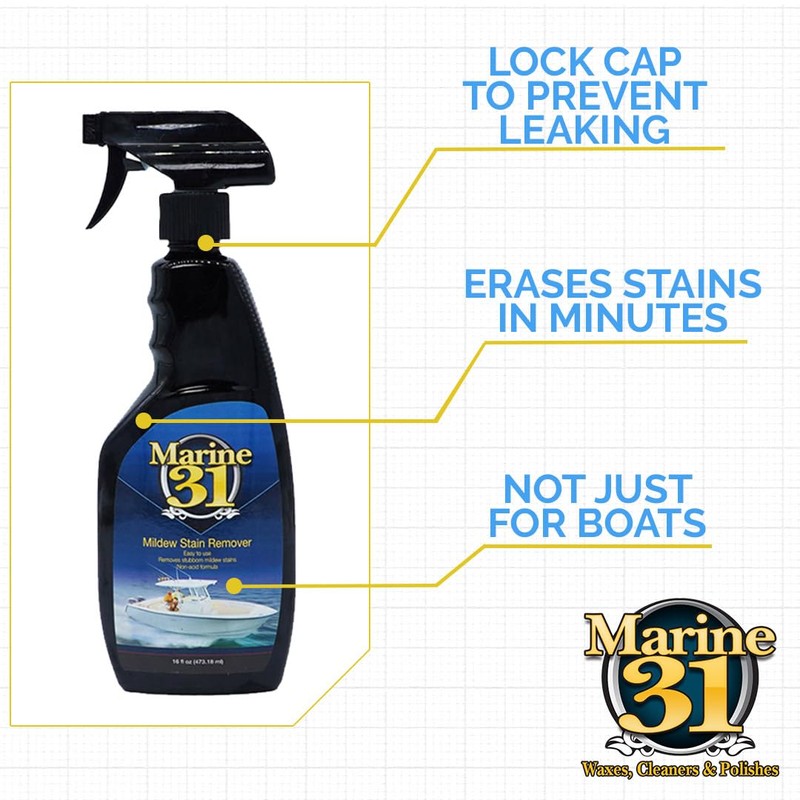 Marine 31 Mildew Stain Remover & Cleaner | Effective for