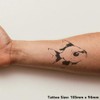 'Cute Fish Side View' Temporary Tattoo - Water Resistant, Skin-Safe,