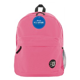 BAZIC 1056 Classic Backpack, Fuchsia, 17"