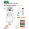 Ferenando Pack of 30 Wide Mouth Test Tube with Screw