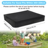 Herbst Sandpit Cover 200 x 200 cm Waterproof 210D Oxford