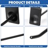 100 Pack Slatwall Hooks, Panel Display Hooks, Black Slatwall Accessories,