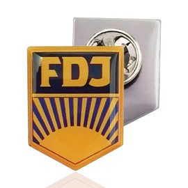 Generisch Red FDJ Pin, Metal