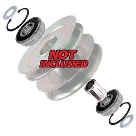 HD Switch Double Stack Pulley Bearing Rebuild Kit fits Cub Cadet MTD LT2138 LT2042 LT2180 2518-44 2518-48 2140 2145 2146 2150 2155 2164 2166 2176 208 213 214 301 Z16 Z165 ZT1850 ZTT1850 Tractor