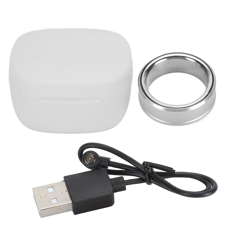 Smart Health Ring Sleep Monitoring Step Counting IP68 Waterproof Rechargeable