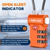 SURE LOCK TSA Approved Luggage Locks, Open Alert, Easy Read