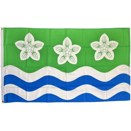 NWFlags Outdoor Heavy Cumberland Flag 5ft x 3ft 110d Knitted Polyester Suitable for Flagpoles