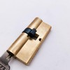 Security Cylinder Door Lock 68 mm 8x Keys 34/34 Brass