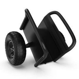 Heavy Duty Panel Hand Trucks with Handle, 2 10" Heavy Duty Solid Rubber Tires, All-Terrain Panel Moving Cart 1000LBS Load for Drywall, Plywood, Doors, Granite Slab, and Material Handling