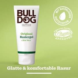BULLDOG - Wet Shaving for Men | Original Shaving Cream | For a Smooth & Close Shave | 175 ml