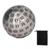 Polyhedral Metal Dice Exquisite Heavy 100 Sided Role Playing Dice