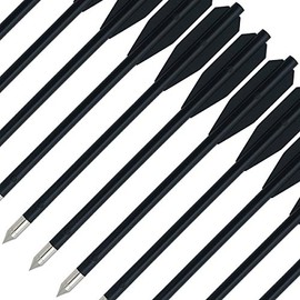 FFT Anglo Unisex's Plastic Bolts (Pack of 12), BLACK, 6.5-Inch