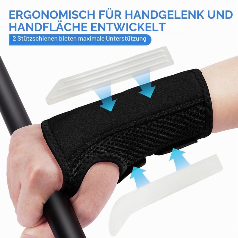 Fefod Wrist Support, Wrist Brace with Support Bar, Right Hand,