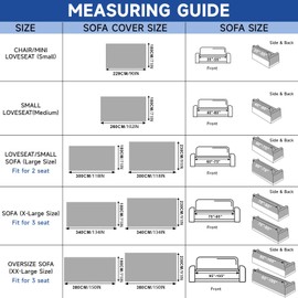VClife Couch Covers for Sofa, Non Slip Sofa Covers for Dog Washable Couch Covers for 3 Cushion Couch Sofa with Tassel, Pet Sectional Sofa Covers Chenille Furniture Protector, Dark Gray, 71"x134"