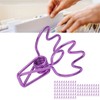 100Pcs Crown Shape Paper Clips Cartoon Cute Metal Binder Clips