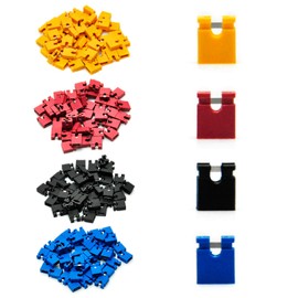 Gikfun 200pcs 2.54mm Standard Computer Jumper Caps Short Circuit Cap Mini Micro Jumper Bridge Plug DIY Kit for Arduino (Pack of 200pcs) EK1928