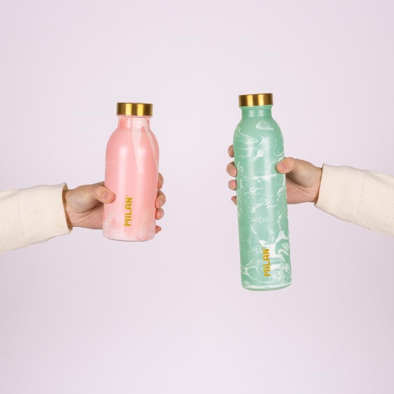 MILAN® Thermosflasche, Edelstahl, 0,59 l, Lava-Serie, Grün