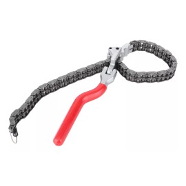 común (uso) Llave De Filtro De Aceite Tipo Cadena 13,8in Mango Largo
