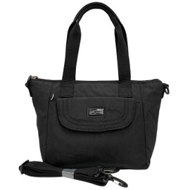 Spirit Medium Lightweight Grab Shoulder Water Resistant Holiday Travel Day Bag 6783 (Black)