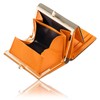 OTSUTOTSU Women's Genuine Leather Mini Wallet, Compact, Skimming Prevention, Trifold