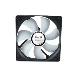 Gelid Solutions Silent 12 – 3-Pin Fan - 120mm Standard Case Fan | Silent Operation | Optimized Fan Blades | High Airflow & High Static Pressure.