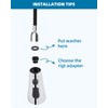 Stainless Faucet Head Replacement Metal Pull Down Kitchen Faucet Head