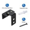 QUARKZMAN Barn Door Guide Adjustable U Bracket Flush Design Flat
