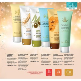 Hand cream with placenta and pearl, 80 g
