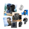 Cooling Summer UV Protection Sports Mask for Golf and Cycling Golf Mesh Mask OT White 5ea