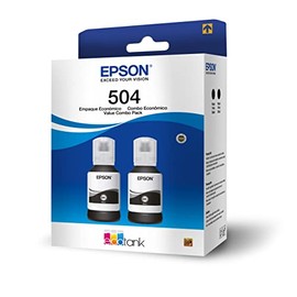 Epson Ecofit Botellas de Tinta Color Negro T504 2 Unidades
