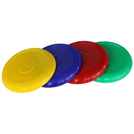 Set of 4 Soft Frisbee – 27 cm in 4 Colours – 782 785 – 739 742