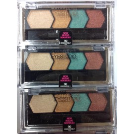 Maybelline New York 4 X Maybelline Eye Studio Quads Eye Shadow IRRESISTIBLY IVY #90  NEW .