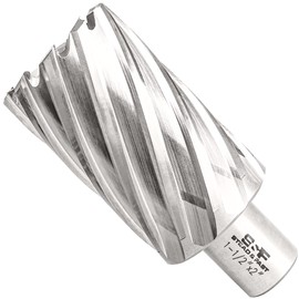 S&F STEAD & FAST HSS Annular Cutter 1-1/2" Diameter 2" Cutting Depth, Mag Drill Bits with Pilot Pin for Magnetic Drill Press