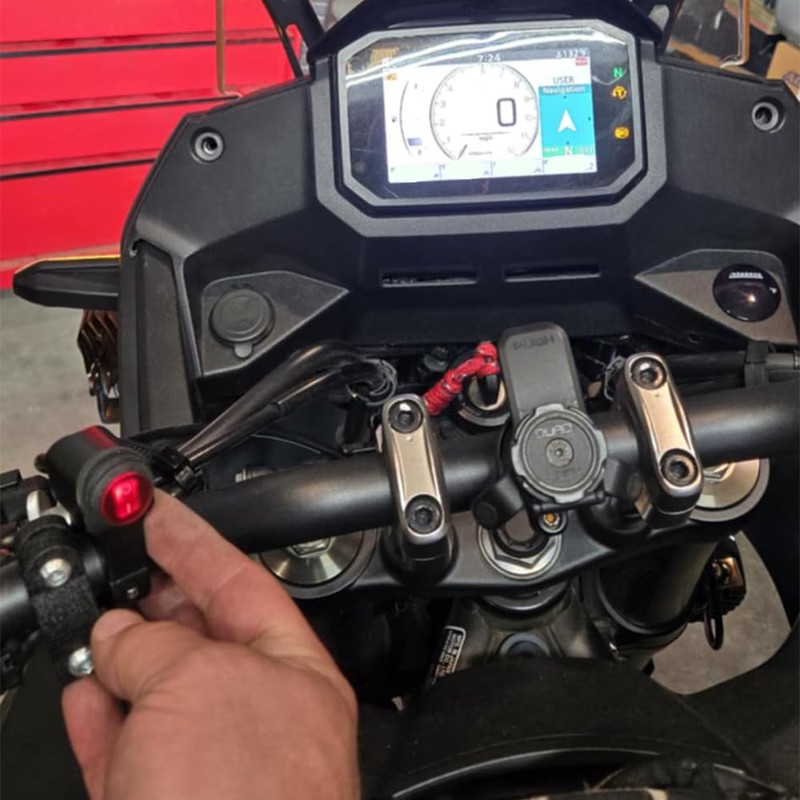 Tricago LED Auxiliary Light Kit w/Connector Compatible with Honda Transalp