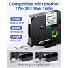 MarkField TZe-211 6 mm Label Tape Compatible with Brother P