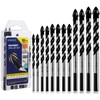 12-PCS Masonry Drill Bit Set & Concrete Drill Bit Set,