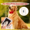 2Pcs Paw-Print Kit for Dogs,Clean Touch Ink Pads Pet Paw-Print