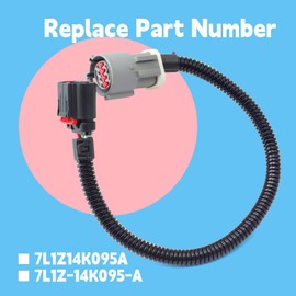 GLOXTED 7L1Z14K095A Cooling Fan Clutch Jumper Wire Pigtail Harness Compatible with Ford F150 Expedition, Replacement for Navigator for Mark LT, V8 5.4L 4.6L 2007 2008, for 7L1Z-14K095-A