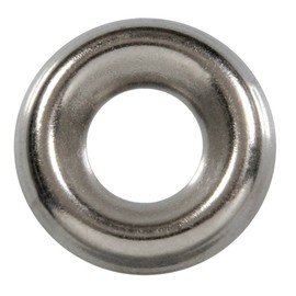 BCP Fasteners 100 Qty #10 Stainless Steel Countersunk Finish Washers | 304 SS Finishing Cup (BCP575)
