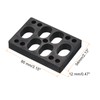 PATIKIL 4pcs 12mm Skateboard Riser Pads Plastic Longboard Riser Pads