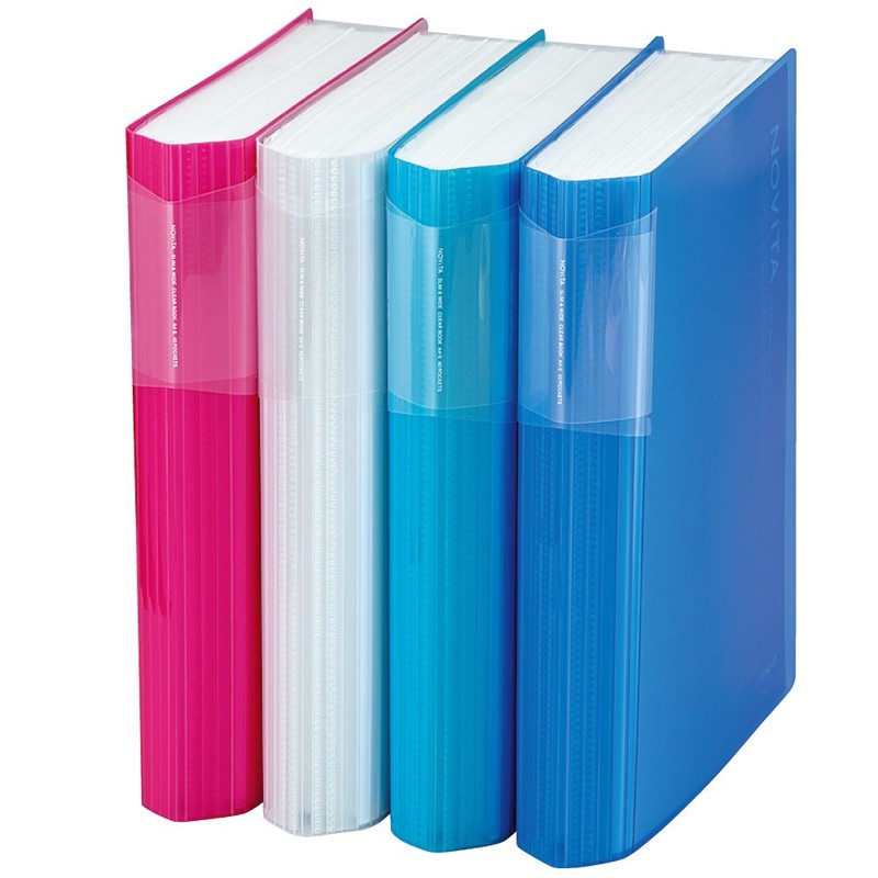 Kokuyo Clear File Noviita A4 Size 40pocket - LIght Blue