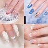 siyuwuro 60Pcs 5 Shapes Nail Tips Stickers Model 12 Size