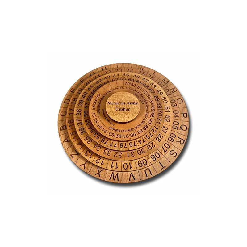 Creative Crafthouse Mexican Cipher Encryption Machine Puzzle - Classic Military