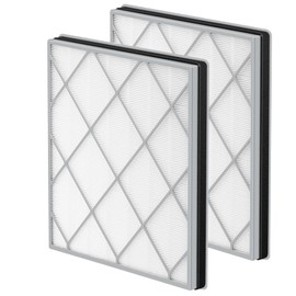 HE401 Filter for Shark Air Purifi-er 4, Compatible with Shark HE401 HE402 HE405 HE400, 3-in-1 Filtration for Shark HE400 with Air Purifi-er 4, #HE4FKPET, 2 Pack