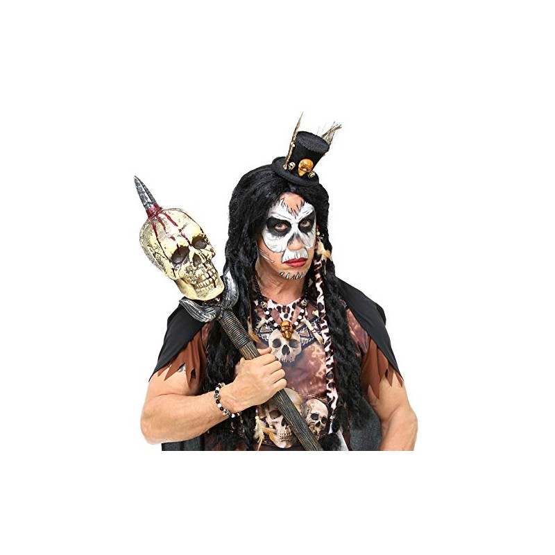WIDMANN 07802 Voodoo Priesterin Set, Black, One Size